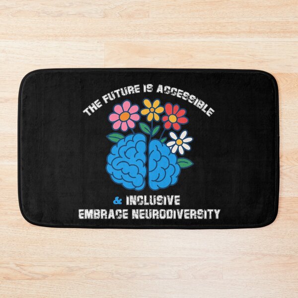 Item preview, The Future Is Accessible & Inclusive v , Embrace Neurodiversity Clipart, Floral Mental Health Awareness Sublimation, Inclusive Brain Flowers Design designed and sold by sssweetness.