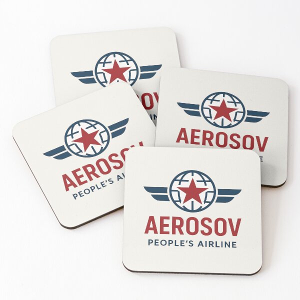 Item preview, AEROSOV People’s Airline – Vintage Cold War Aviation Logo designed and sold by DiamondSkyShirt.