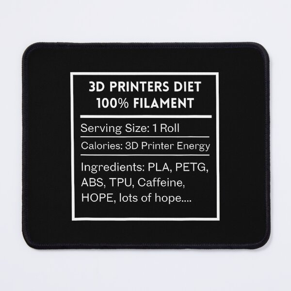 Item preview, 3D Printers Filament Diet Funny Maker Geek Humor designed and sold by StephanieSophie.