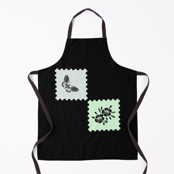 Item preview, Beautiful Garden on Stamps - Butterfly and Floral Silhouette Art designed and sold by AddyTae.