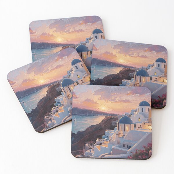 Item preview, Santorini Sunset Dreams designed and sold by RkskArt.