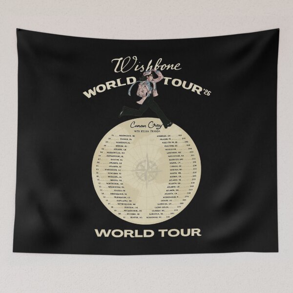 Item preview, Conan Gray New Album 2026 - Retro Wishbone World Tour designed and sold by vinezmicto.