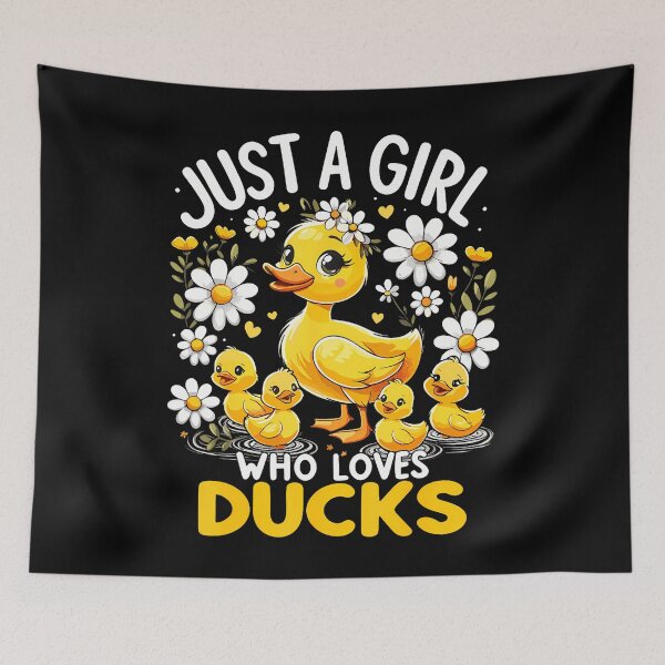 Item preview, Cute Duck Lover Just A Girl Who Loves Ducks designed and sold by StephanieSophie.