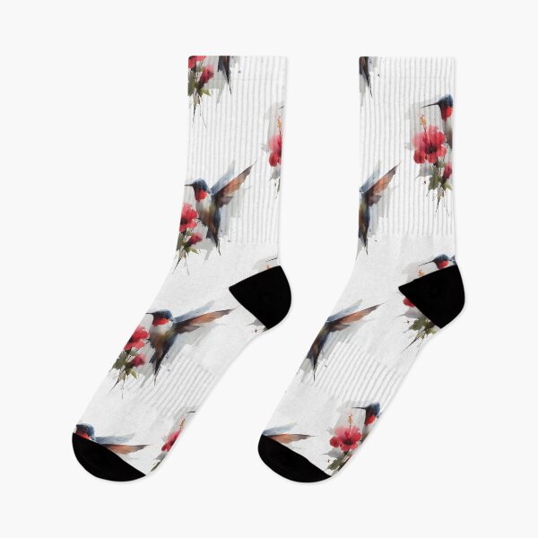 Item preview, Hummingbird and Red Hibiscus designed and sold by laurashawart.