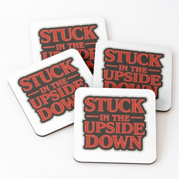 Item preview, Stuck In The Upside Down - Retro 80s Sci-Fi Neon designed and sold by Susan2003Shop.
