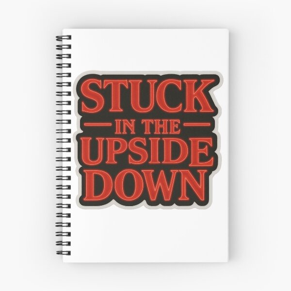 Item preview, Stuck In The Upside Down - Retro 80s Sci-Fi Neon designed and sold by Susan2003Shop.