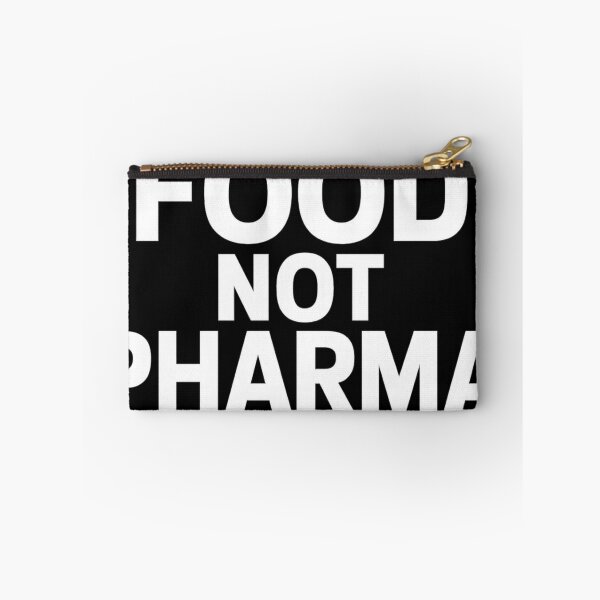 Item preview, Food Not Pharma – Bold Wellness Statement Design designed and sold by haitrieuic96.