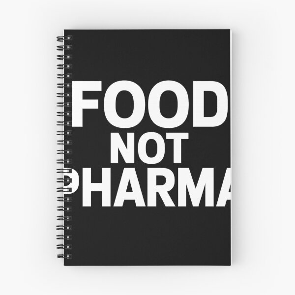 Item preview, Food Not Pharma – Bold Wellness Statement Design designed and sold by haitrieuic96.