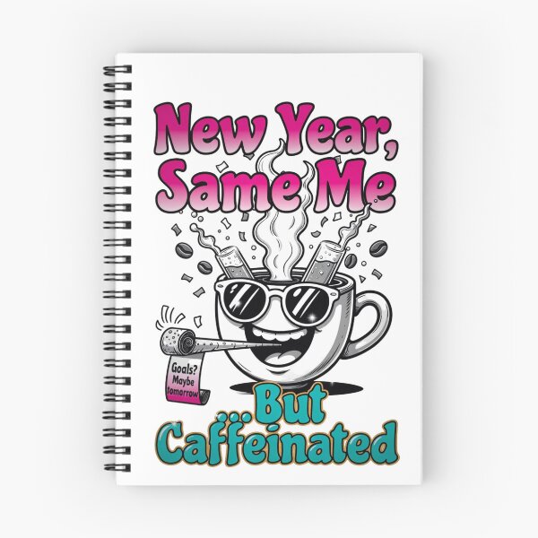 Item preview, New Year, Same Me… But Caffeinated designed and sold by Robynkie.