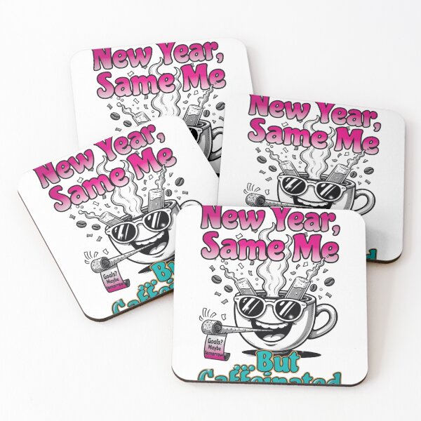 Item preview, New Year, Same Me… But Caffeinated designed and sold by Robynkie.