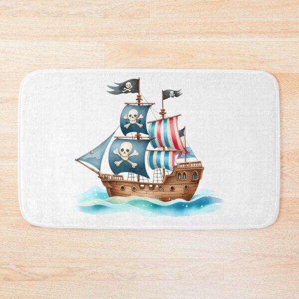 Item preview, Cute Pirate Kid in Boat Clipart – Kawaii Little Sailor Illustration for Kids & Crafts designed and sold by LunaPixelStudio.