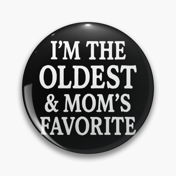Item preview, I’m The Oldest and Mom’s Favorite PNG, Funny Sibling Quote Vintage Font, White Text Humor Shirt Design, Printable Sublimation File designed and sold by sssweetness.