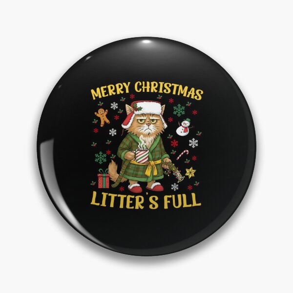 Item preview,  Litters Full Christmas Cat Litter'S Full Christmas designed and sold by isobeeffertz.