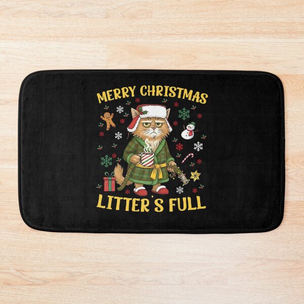 Item preview,  Litters Full Christmas Cat Litter'S Full Christmas designed and sold by isobeeffertz.