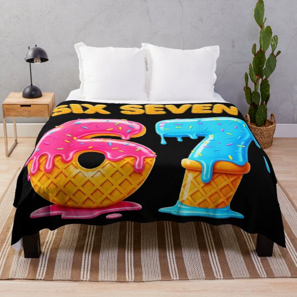 Item preview, Six Seven Ice Cream Drip Gen Alpha Slang 6 7 Trending Meme designed and sold by gladysenglish.