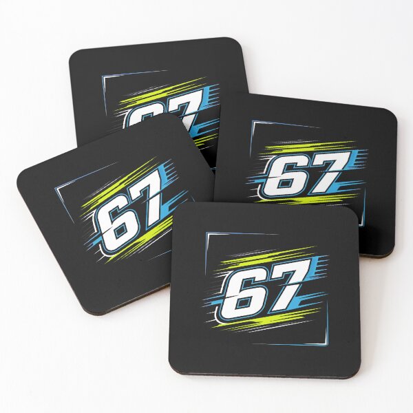 Item preview, Bold 67 Speed Graphic with Blue Motion Streaks and Black Background designed and sold by SplashTastic.