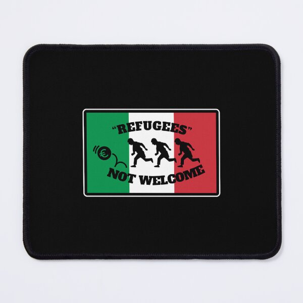 Item preview, "Refugees" not welcome in Italy designed and sold by PuzzlingStuff.