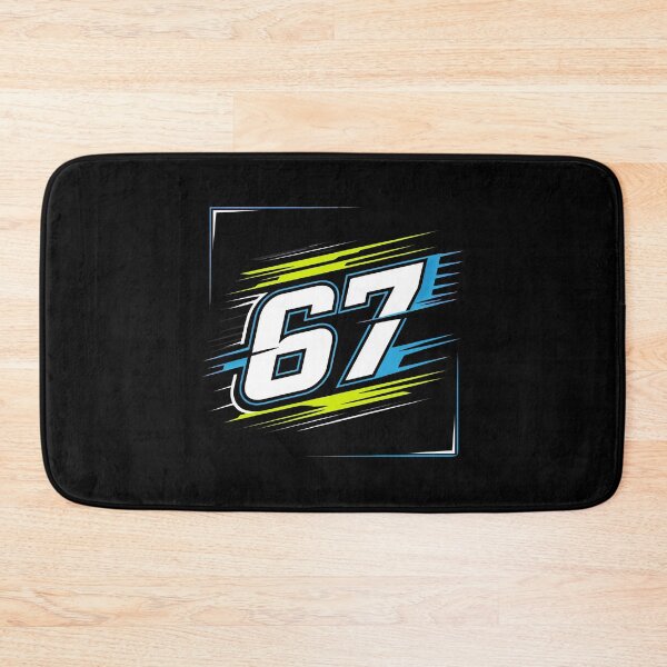Item preview, Bold 67 Speed Graphic with Blue Motion Streaks and Black Background designed and sold by SplashTastic.