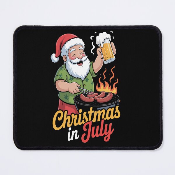 Item preview, Christmas In July Santa BBQ designed and sold by Moxizz.