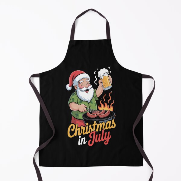 Item preview, Christmas In July Santa BBQ designed and sold by Moxizz.