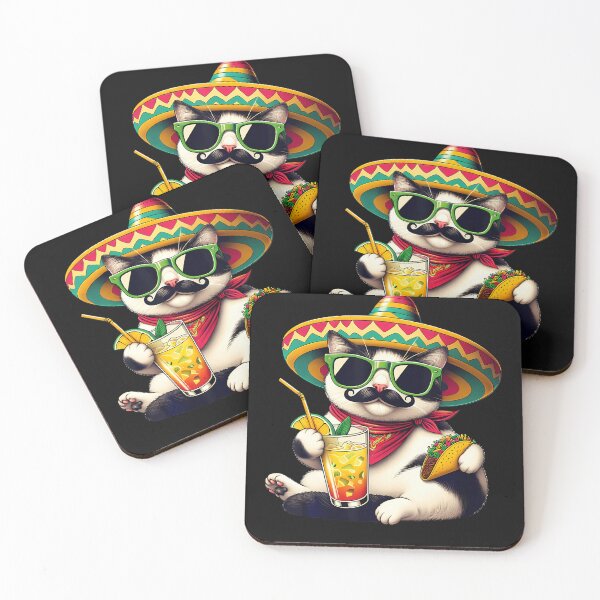 Item preview, Funny Cinco De Mayo Cat Lovers Tacos Fiesta Humor Funny Meow designed and sold by MarisolOndricka.