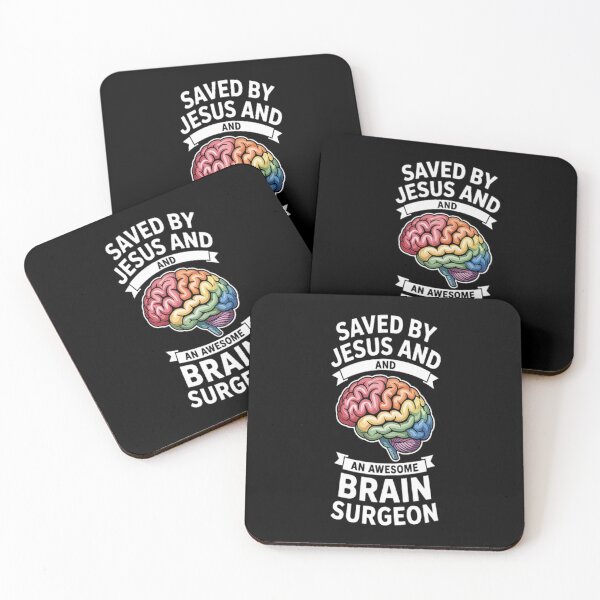 Item preview, Saved by Jesus and Brain Surgeon Brain Surgery designed and sold by LacostCarl.