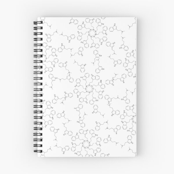 Item preview, DMT molecule pattern white #1 designed and sold by roadquest.