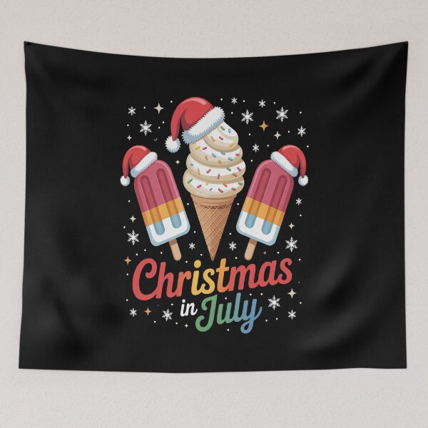 Item preview, Christmas In July Popsicles Ice Cream Toddler Kids Women Men designed and sold by Moxizz.