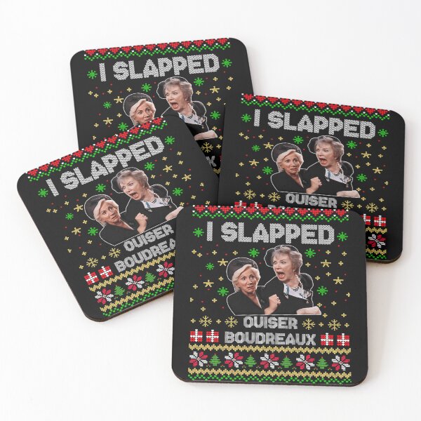Item preview, I Slapped Ouiser Boudreaux Funny Christmas Meme designed and sold by isobeeffertz.