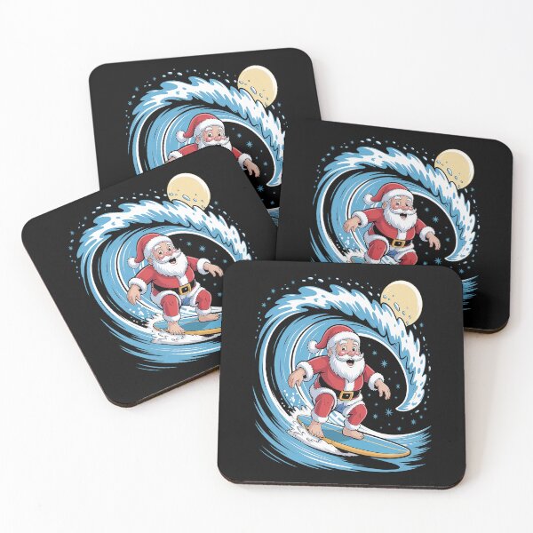Item preview, Cool Dabbing Santa Claus Surfing Funny Christmas In July designed and sold by Moxizz.