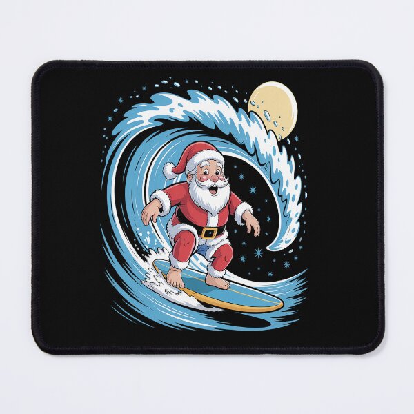 Item preview, Cool Dabbing Santa Claus Surfing Funny Christmas In July designed and sold by Moxizz.