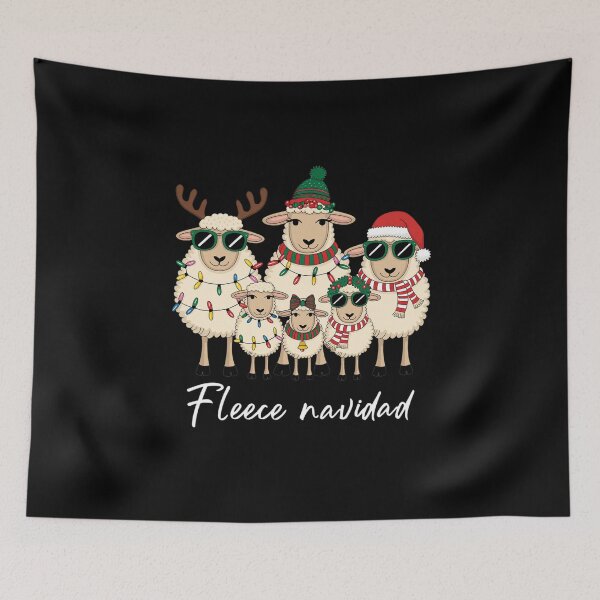 Item preview, Fleece Navidad - Christmas Sheep designed and sold by vinezmicto.