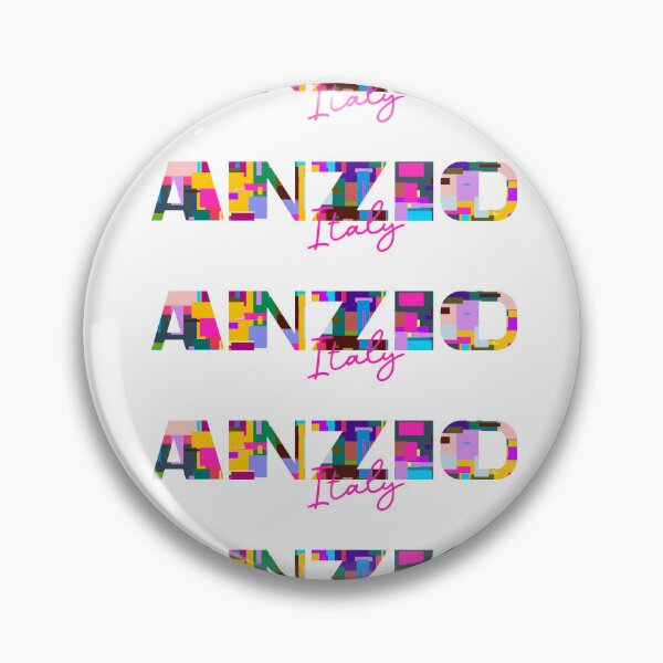 Item preview, Anzio, Italy, Vibrant Abstract City Typography Art designed and sold by Wanderful-roads.