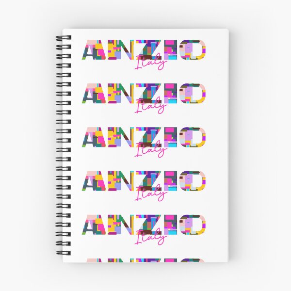 Item preview, Anzio, Italy, Vibrant Abstract City Typography Art designed and sold by Wanderful-roads.