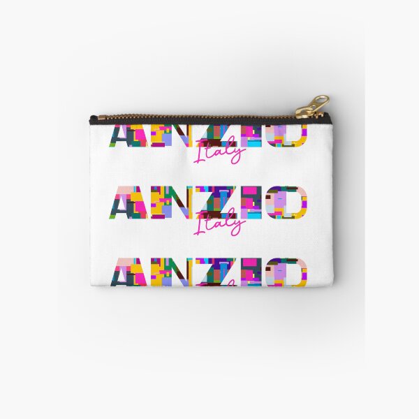 Item preview, Anzio, Italy, Vibrant Abstract City Typography Art designed and sold by Wanderful-roads.