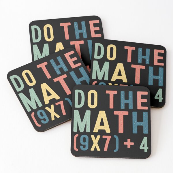 Item preview, Do the Math – Colorful Educational Expression Design designed and sold by haitrieuic96.