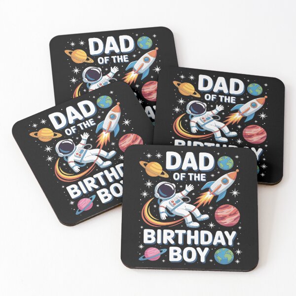 Item preview, Dad Of The Birthday Boy Astronaut Family Space Planets designed and sold by Moxizz.