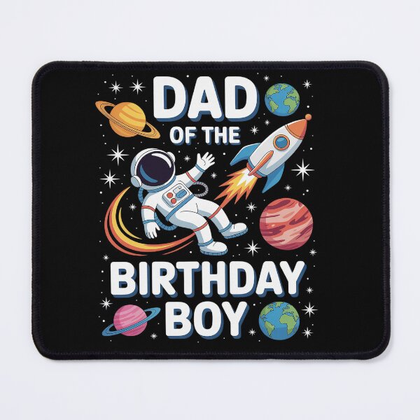 Item preview, Dad Of The Birthday Boy Astronaut Family Space Planets designed and sold by Moxizz.