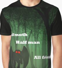 Mothman is 100% friend Graphic T-Shirt