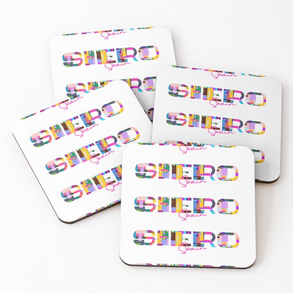 Item preview, Siero, Spain, Vibrant Abstract City Typography Art designed and sold by Wanderful-roads.