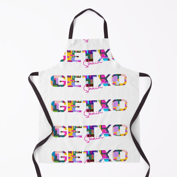 Item preview, Getxo, Spain, Vibrant Abstract City Typography Art designed and sold by Wanderful-roads.