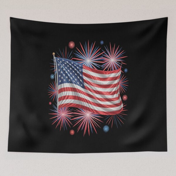 Item preview, Fireworks 4th of July American Flag Patriotic Sparklers designed and sold by Moxizz.