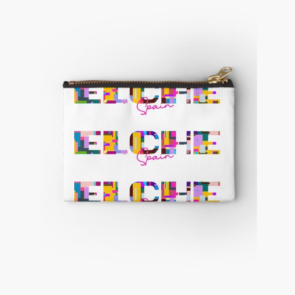 Item preview, Elche, Spain, Vibrant Abstract City Typography Art designed and sold by Wanderful-roads.