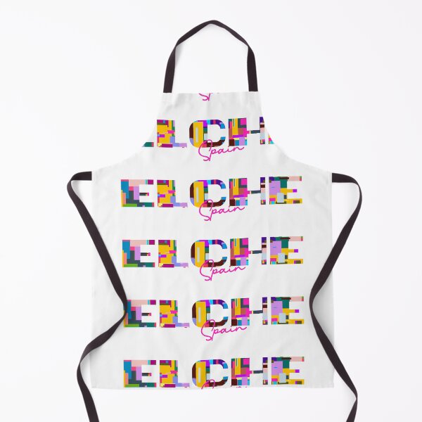 Item preview, Elche, Spain, Vibrant Abstract City Typography Art designed and sold by Wanderful-roads.