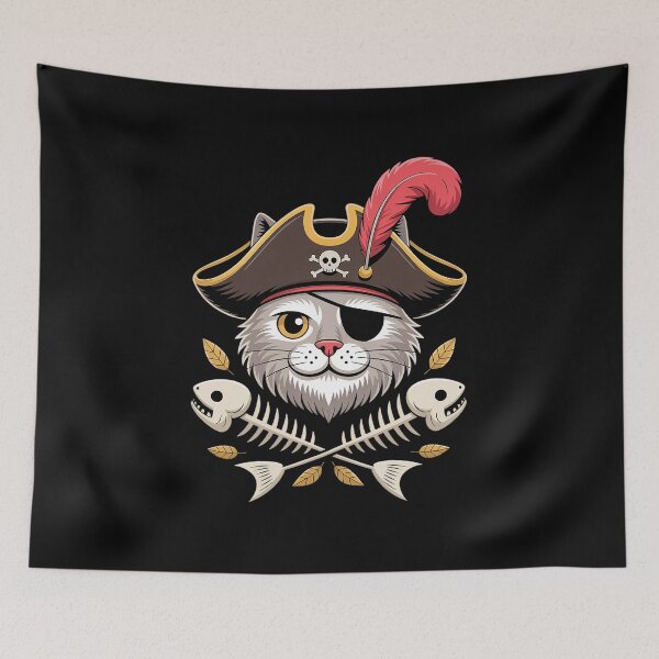 Item preview, Pirate Cat  designed and sold by milanforbes.
