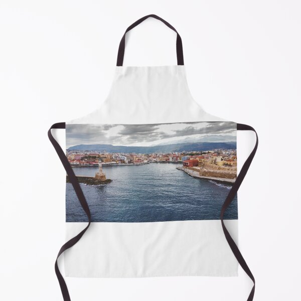 Item preview, The Old Venetian Harbor of Chania from Above designed and sold by Tasos Karamalakis.