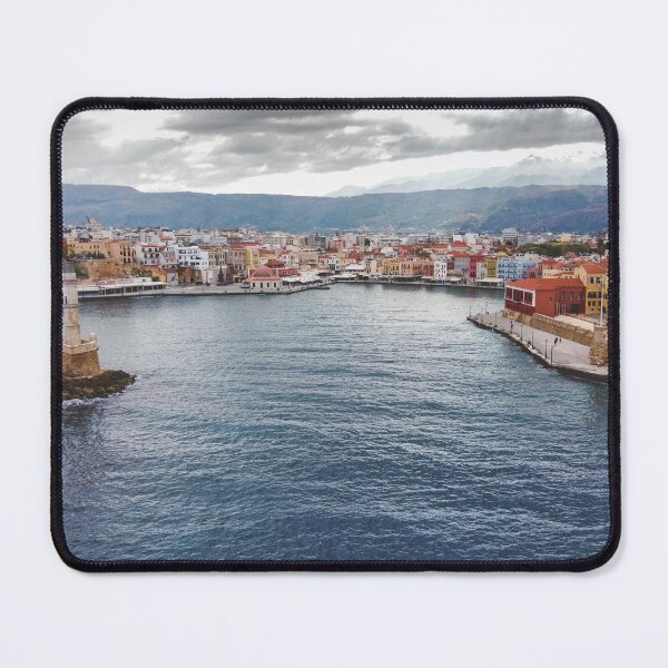 Item preview, The Old Venetian Harbor of Chania from Above designed and sold by Tasos Karamalakis.