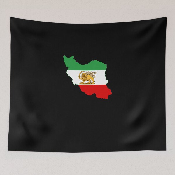 Item preview, Flag-Map-Of-Iran-Iranian-Flag-1964-1980 designed and sold by KlausPeterhf.