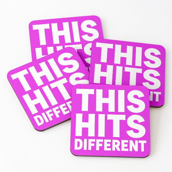 Item preview, This Hits Different Slogan designed and sold by AnimalAirtistry.