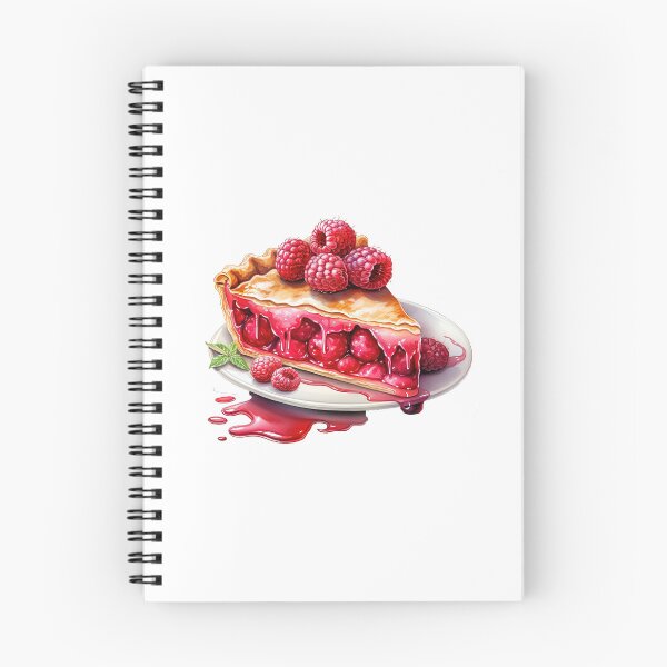 Item preview, "Raspberry Pie | Raspberries Sticker | Sweet Berry Aesthetic Art" designed and sold by Mandayartstudio.